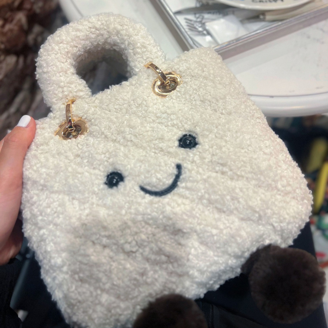 Classic Cream Puff Lady Fluff Bag
