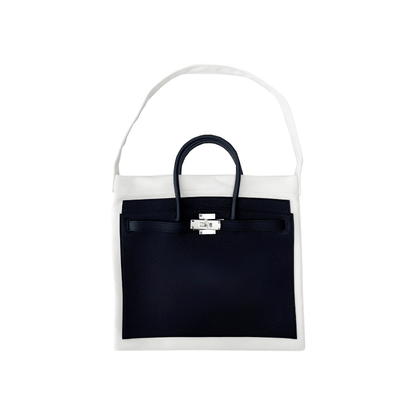Classic Midnight White BK Tote Bag