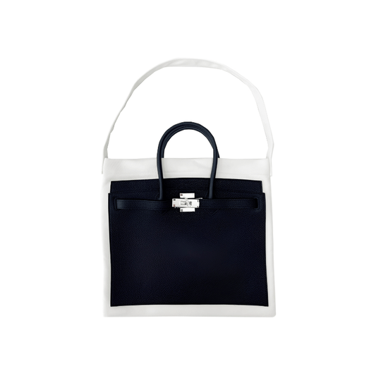 Classic Midnight White BK Tote Bag