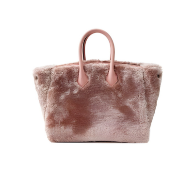 Classic Rosewood Fluff Zip Bag