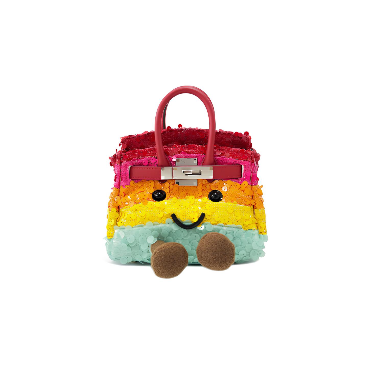 Petite Rainbow Sparkle Fluff BK Bag