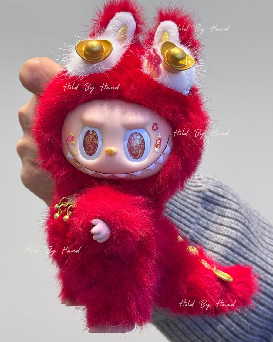 Custom Labubu Pink Dragon and Angel