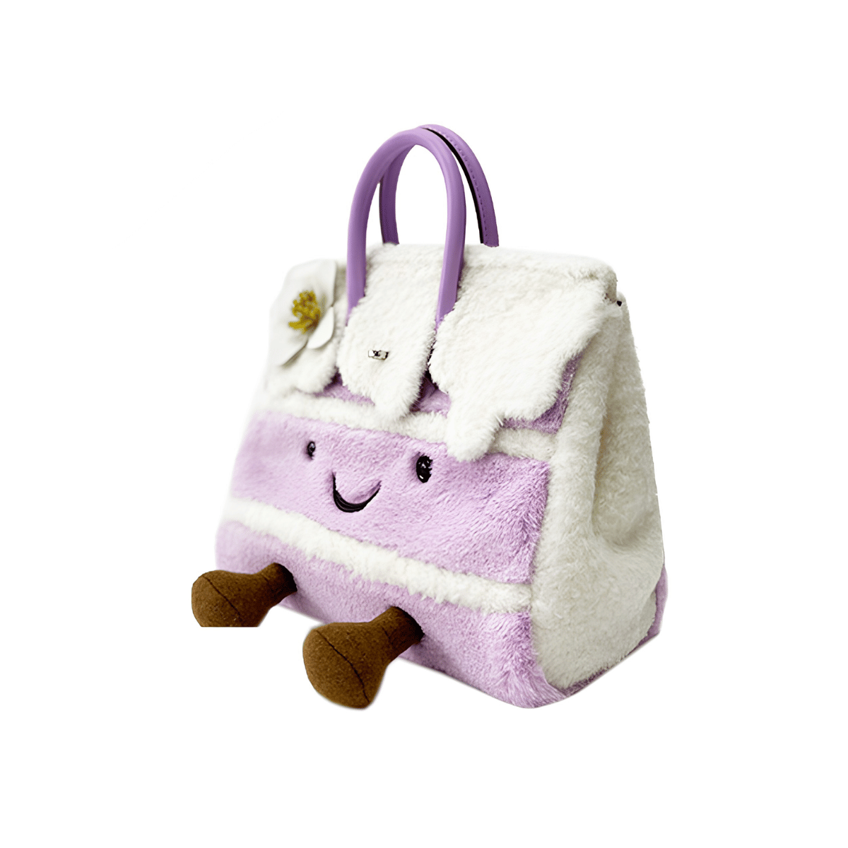 Large Lavender Daisy Fluff Melt BK Bag
