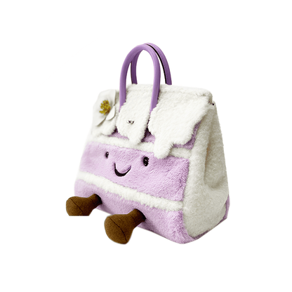 Large Lavender Daisy Fluff Melt BK Bag