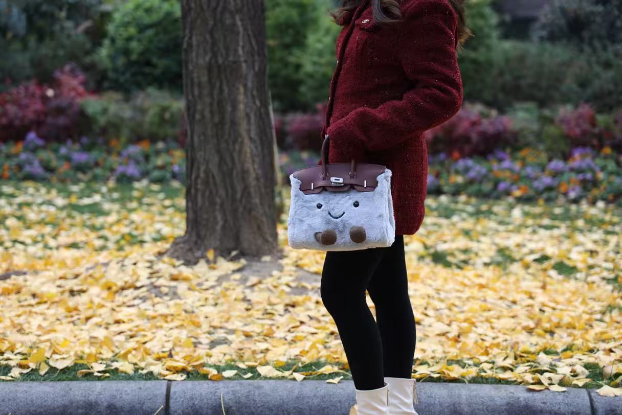 Classic Grey Fluff BK Bag