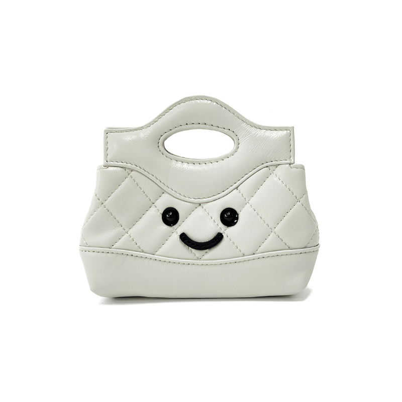 Petite Pearl Cream Quilted Handle Bag