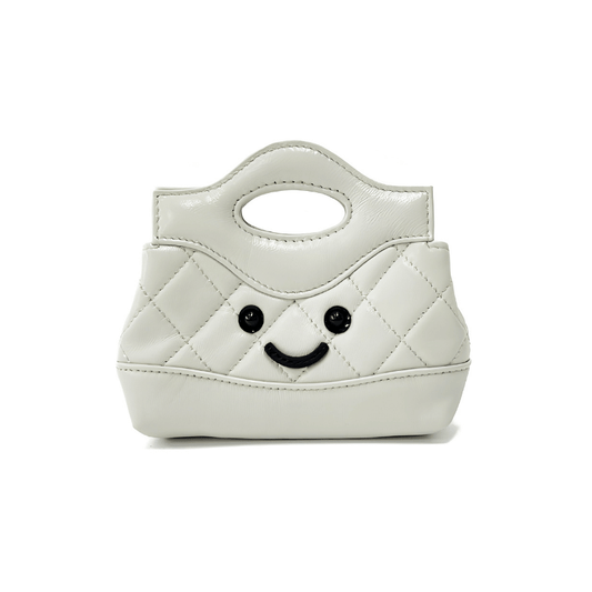 Petite Pearl Cream Quilted Handle Bag