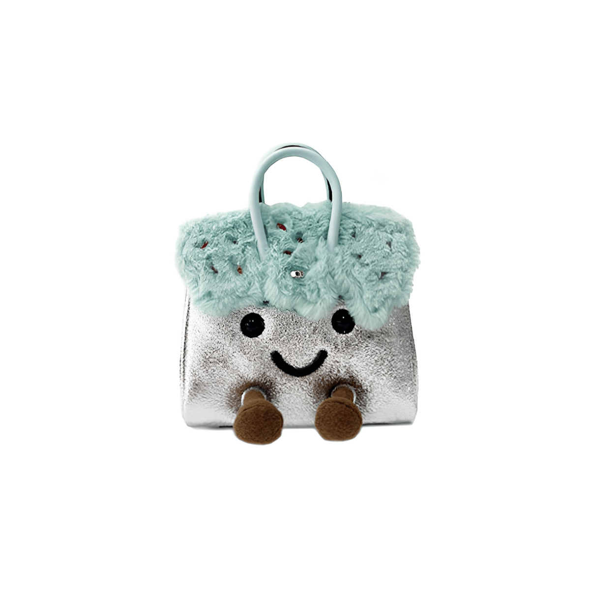 Petite Mint Silver Fluff Melt BK Bag