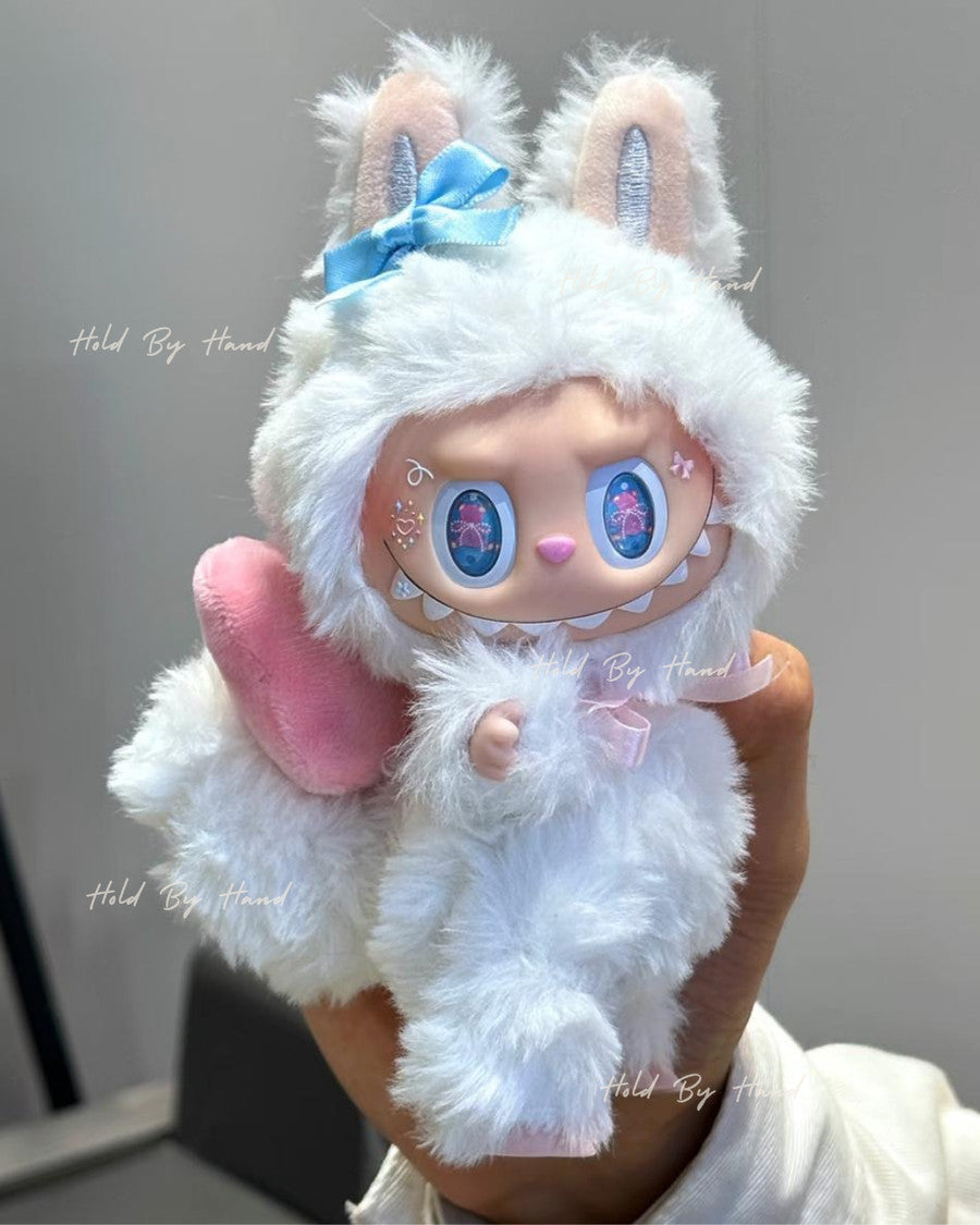 Custom Labubu Pink Dragon and Angel