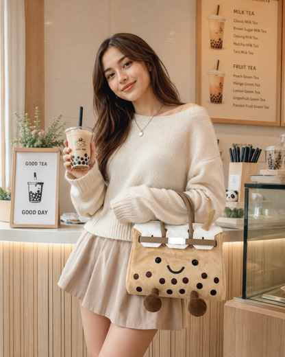 Classic Boba Milk Tea Fluff BK Bag