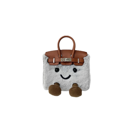 Petite Grey Fluff BK Bag