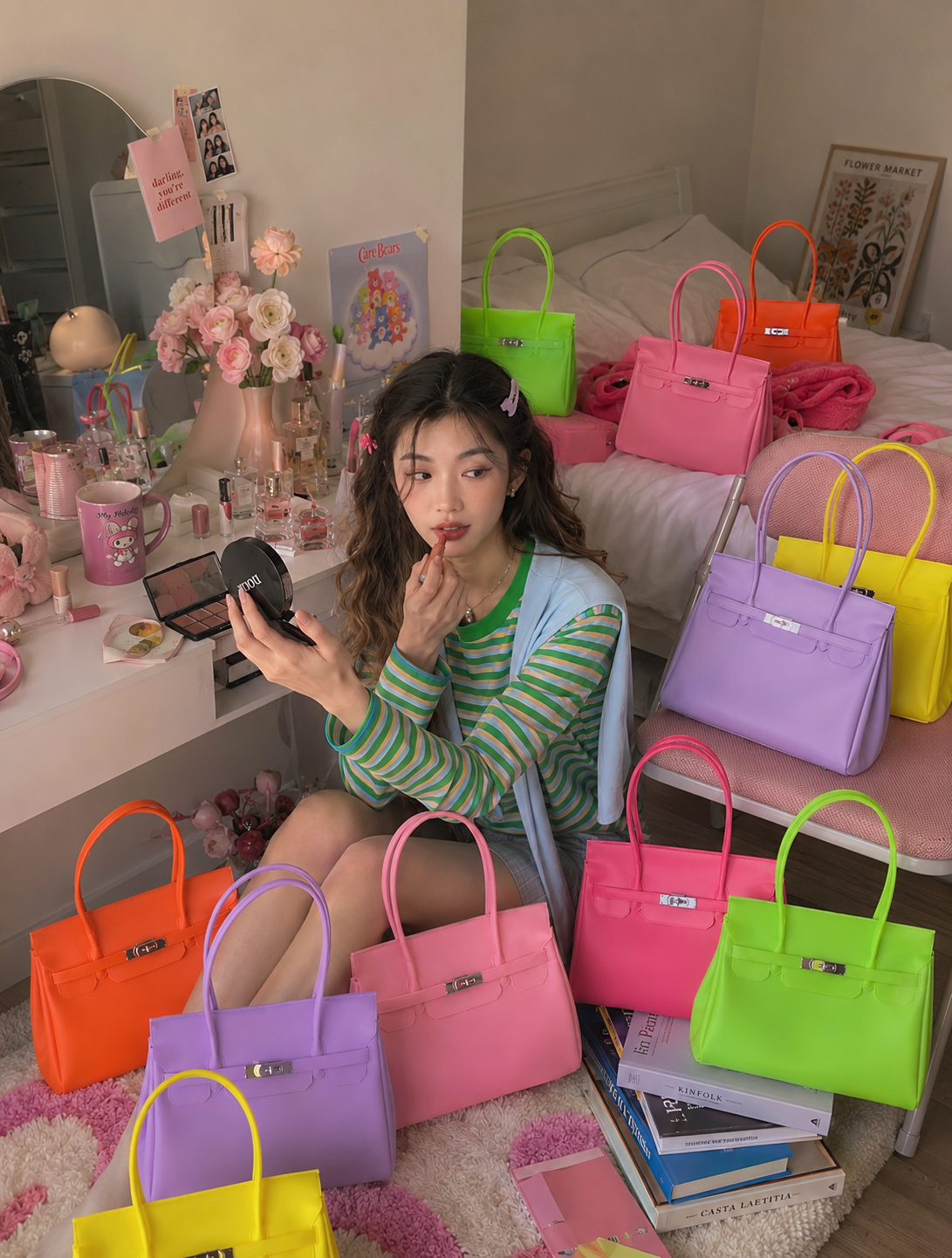 Rose Veil Jelly BK Bag