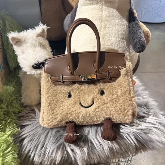 [New Release] Designer Inspired Jellycat H Bag Collection Brown