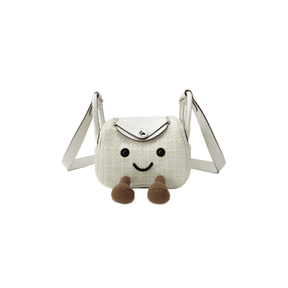 Cream Woven Fluff Cuddle Bag