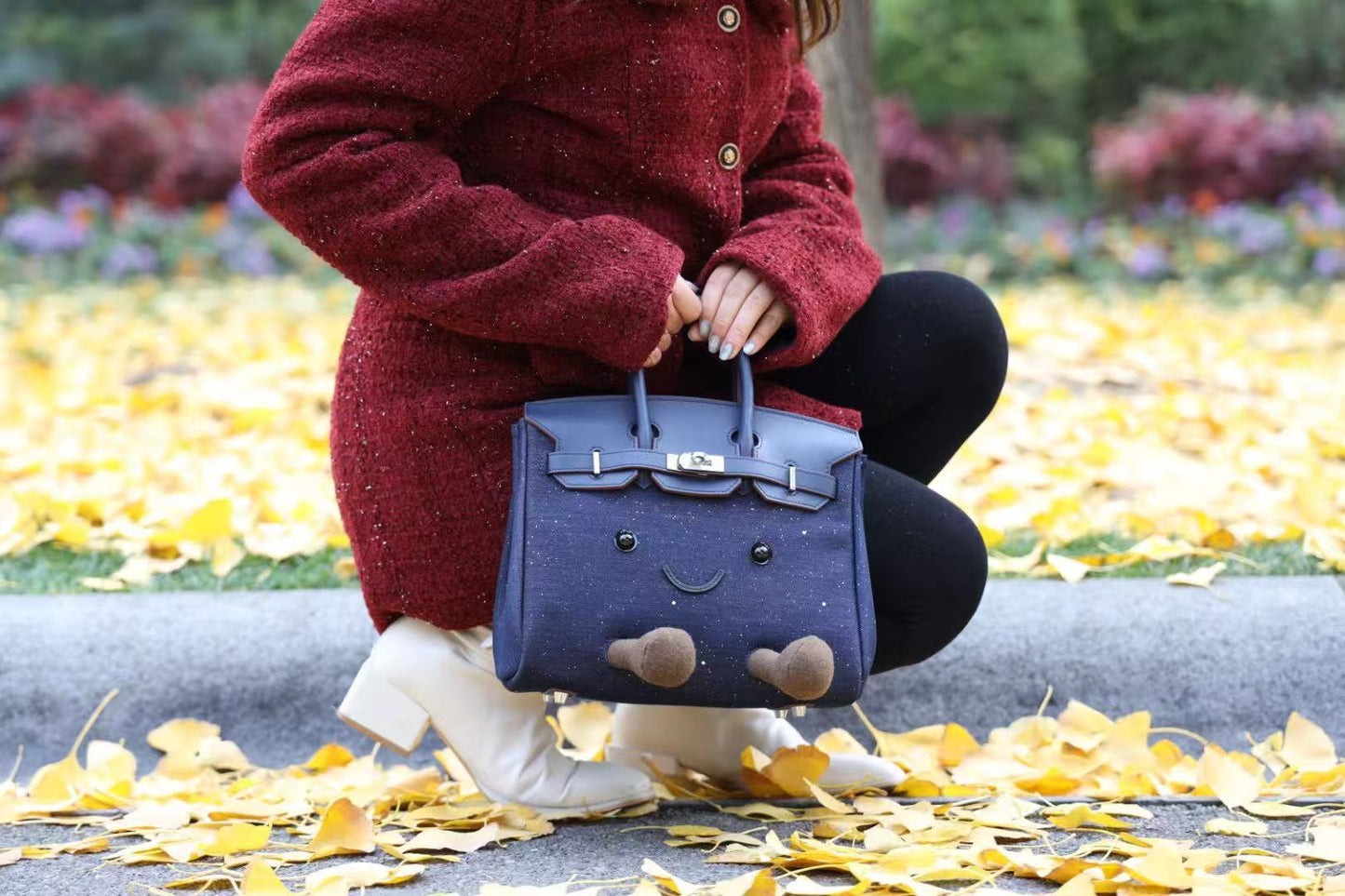 Classic Midnight Celeste Fluff BK Bag