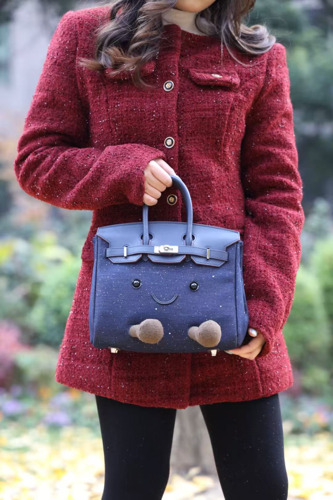 Classic Midnight Celeste Fluff BK Bag