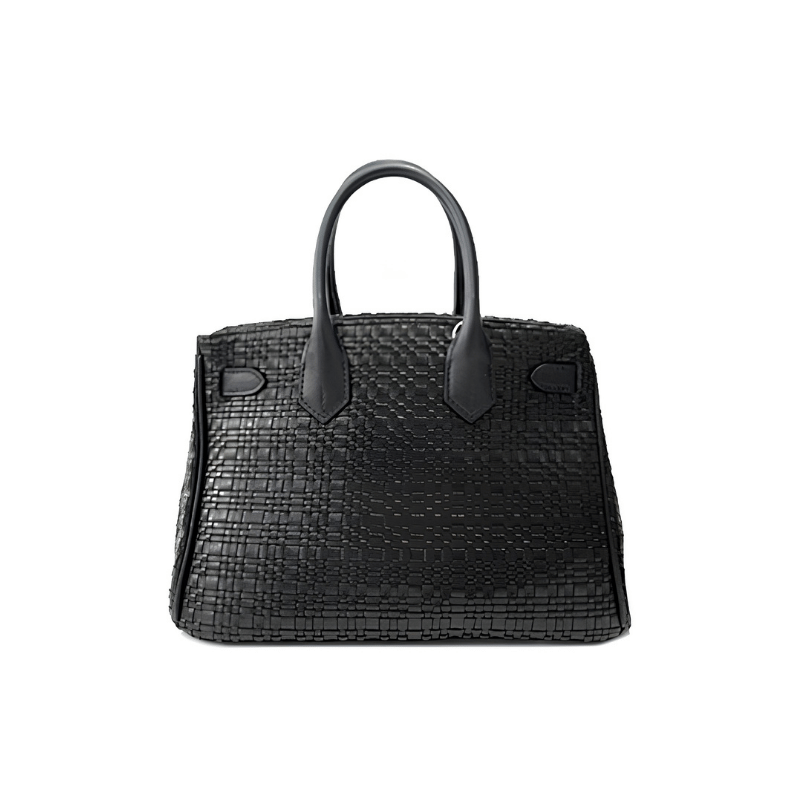 Classic Black Woven Fluff BK Bag