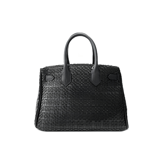 Classic Black Woven Fluff BK Bag
