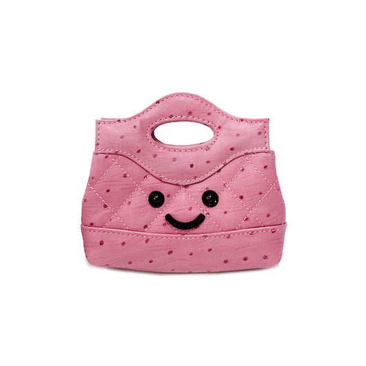Petite Rose Pink Quilted Handle Bag