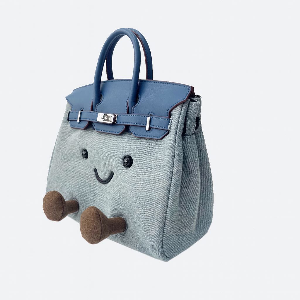 Classic Denim Fluff Bag