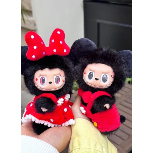 Custom Labubu Mickey and Minnie Mouse