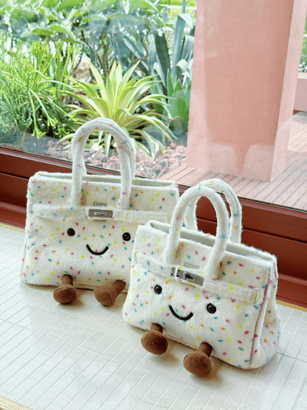 Large Confetti Cloud Fluff BK Bag