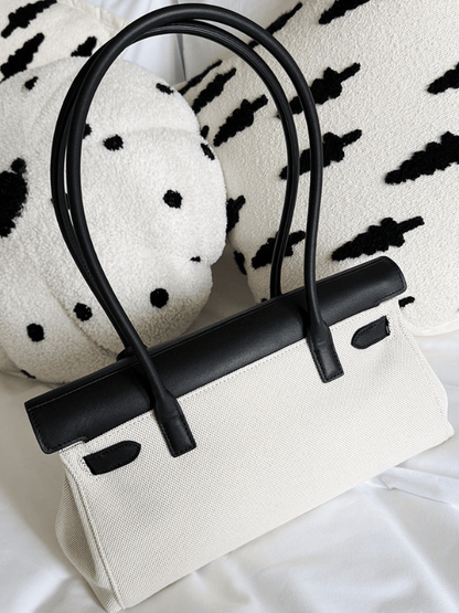 Classic Monochrome Baguette BK Bag
