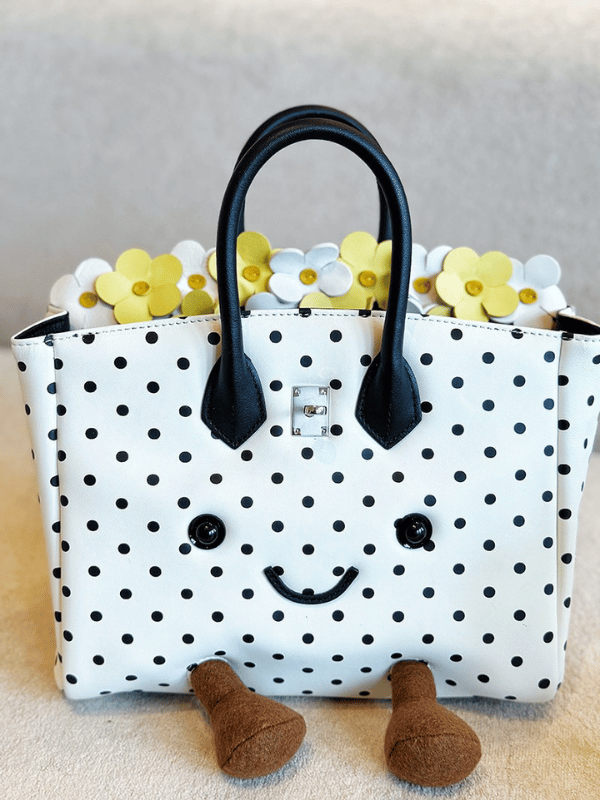 Petite Daisy Dot Fluff BK Bag