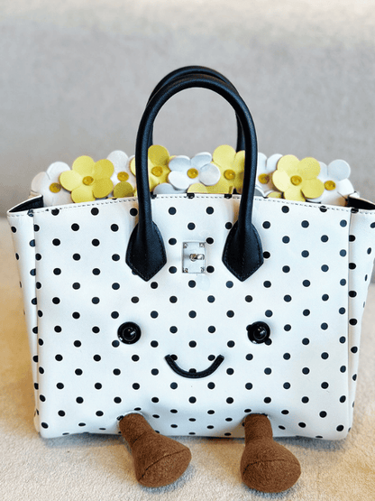 Petite Daisy Dot Fluff BK Bag