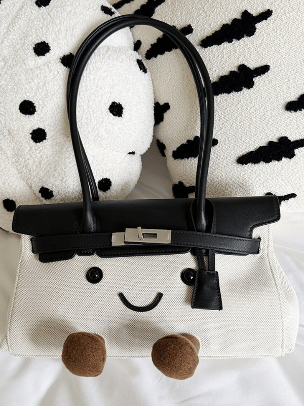 Classic Monochrome Baguette BK Bag
