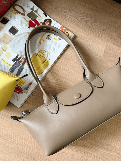Classic Taupe Baguette Bag