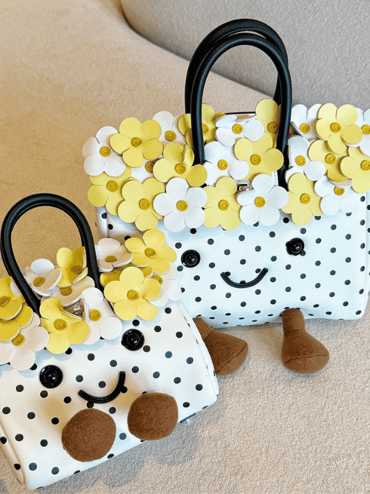 Petite Daisy Dot Fluff BK Bag