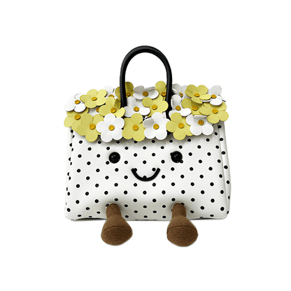 Classic Daisy Dot Fluff BK Bag