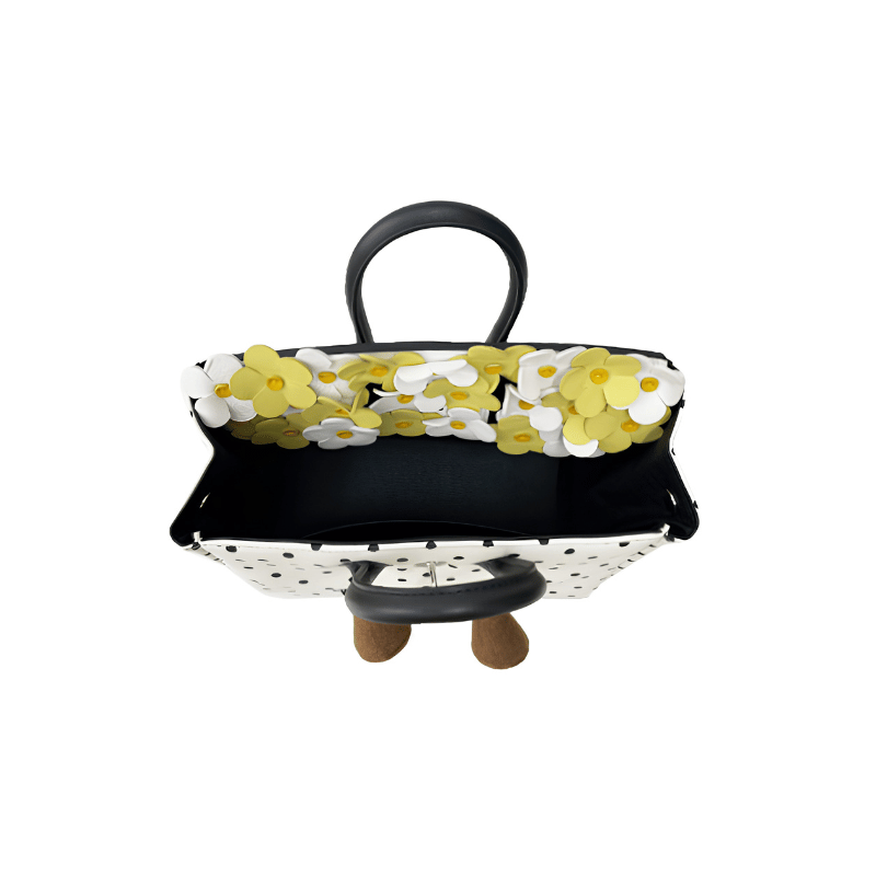 Classic Daisy Dot Fluff BK Bag