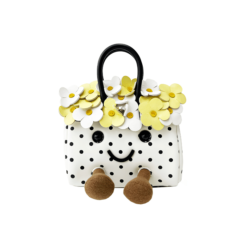 Petite Daisy Dot Fluff BK Bag