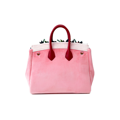 Classic Berry Stripe Fluff BK Bag