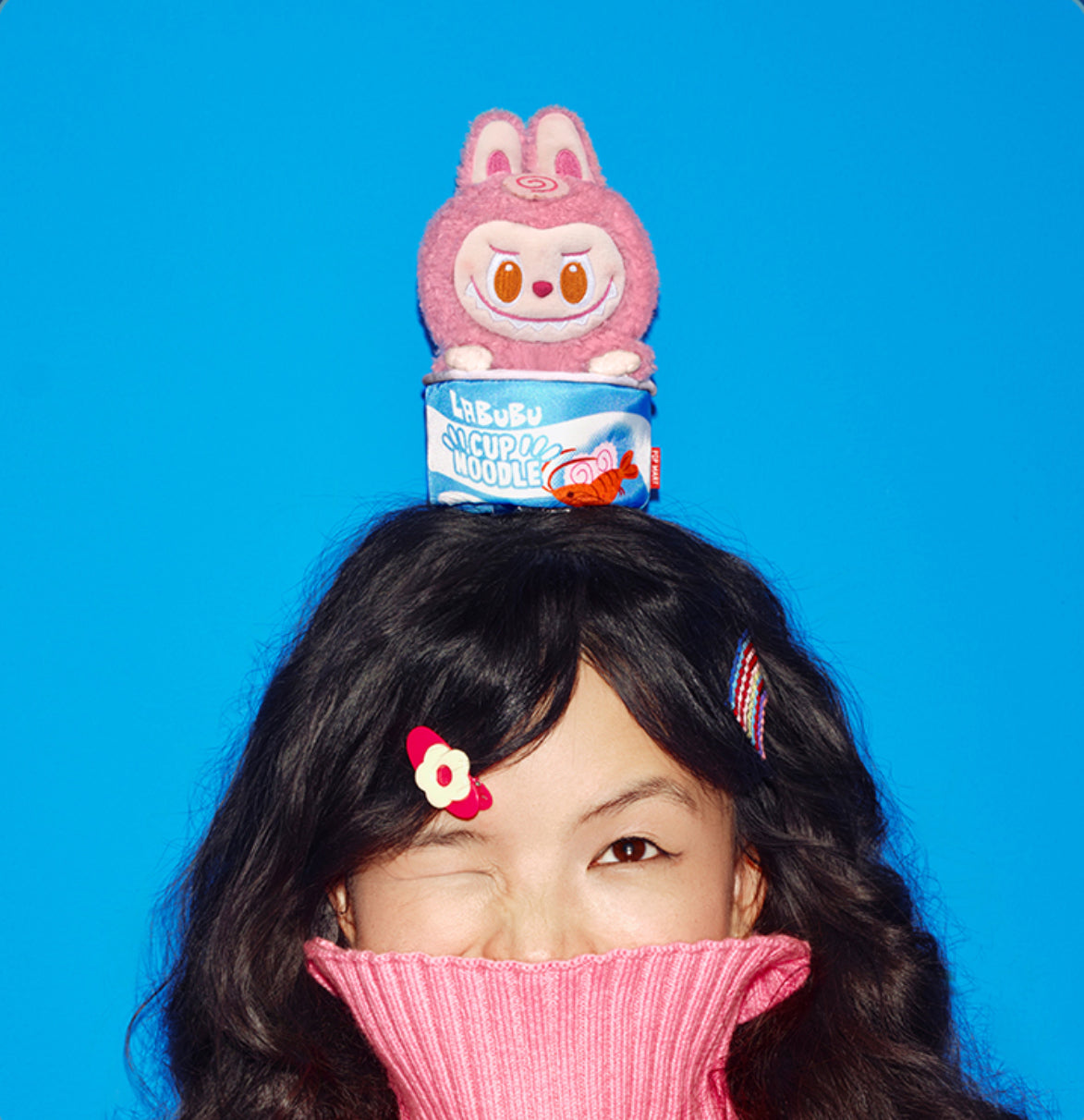 Labubu Wacky Mart Cup Noodle Foldable Bag – Plush Edition
