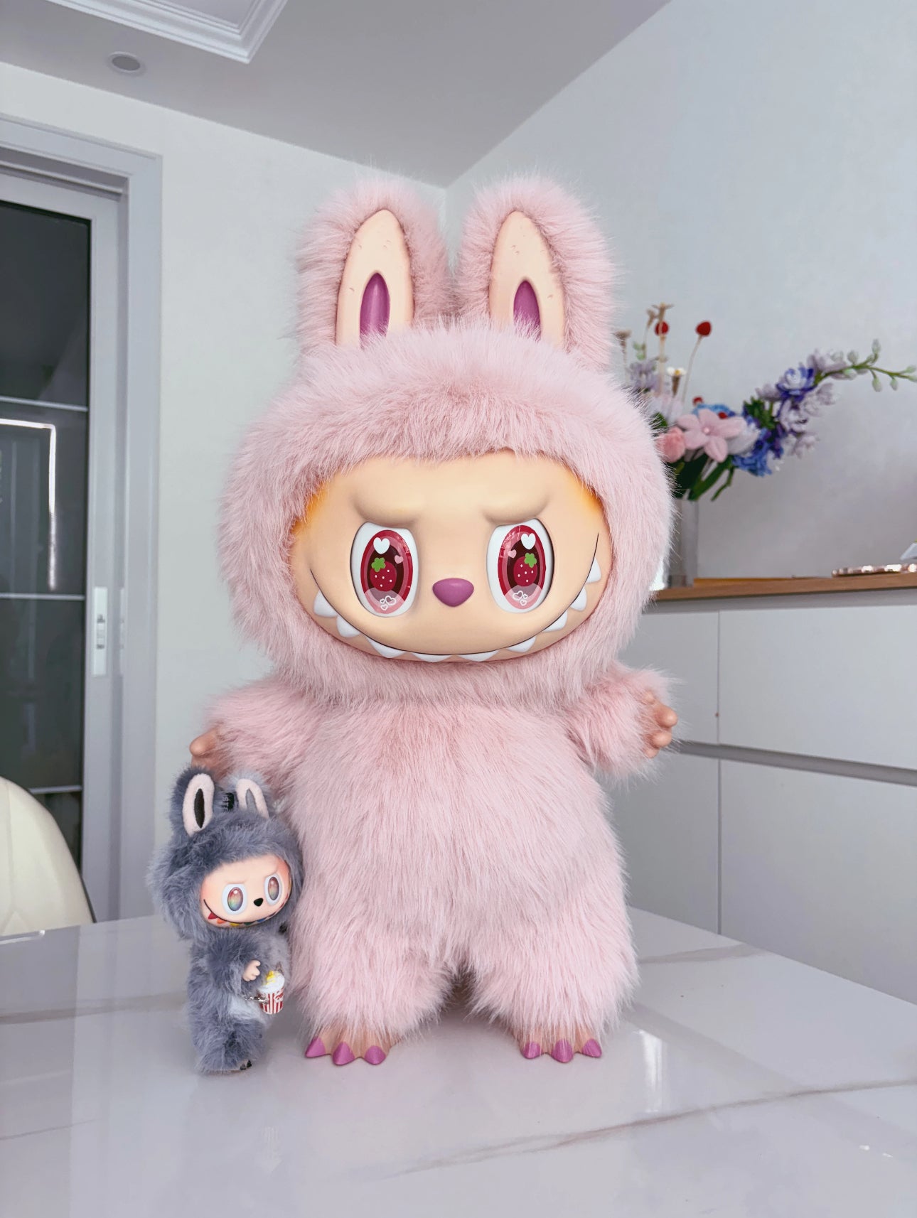 Zimomo Fleur Rose – 58 cm Fanmade Plush with Flip Eyes