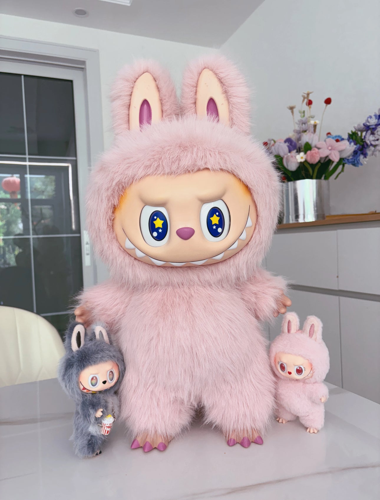 Zimomo Fleur Rose – 58 cm Fanmade Plush with Flip Eyes