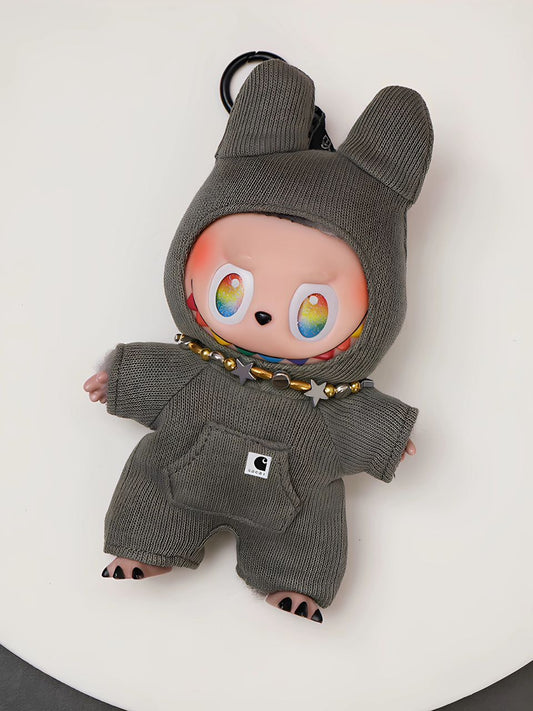 Labubu Cozy Nomad Set – Autumn Explorer Clothing | Fits 17cm Labubu Plush Figures