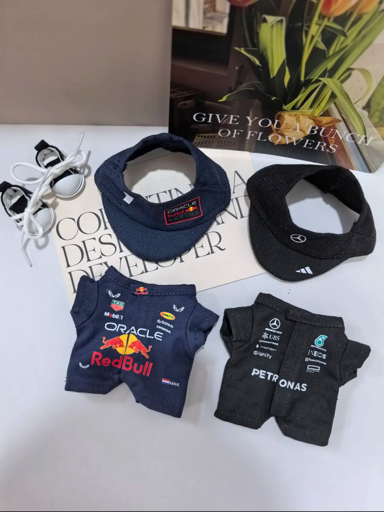 F1 Outfit Labubu - Inspired Mercedes Team