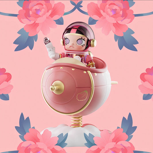 Mega Space Molly 100% Blooming Series - Peony Limited China