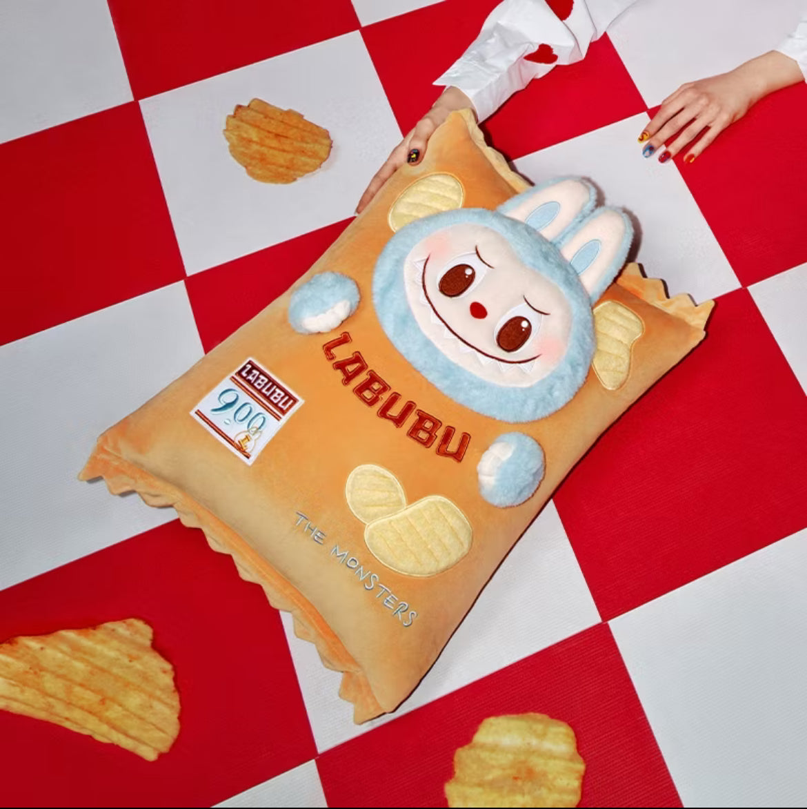 Labubu Wacky Mart Chips Pillow