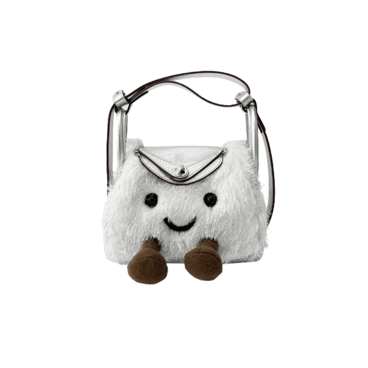 Ivory Veil Fluff Cuddle Bag
