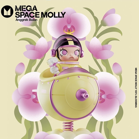 Mega Space Molly 100% Blooming Series - Moon Orchid Limited Indonesia