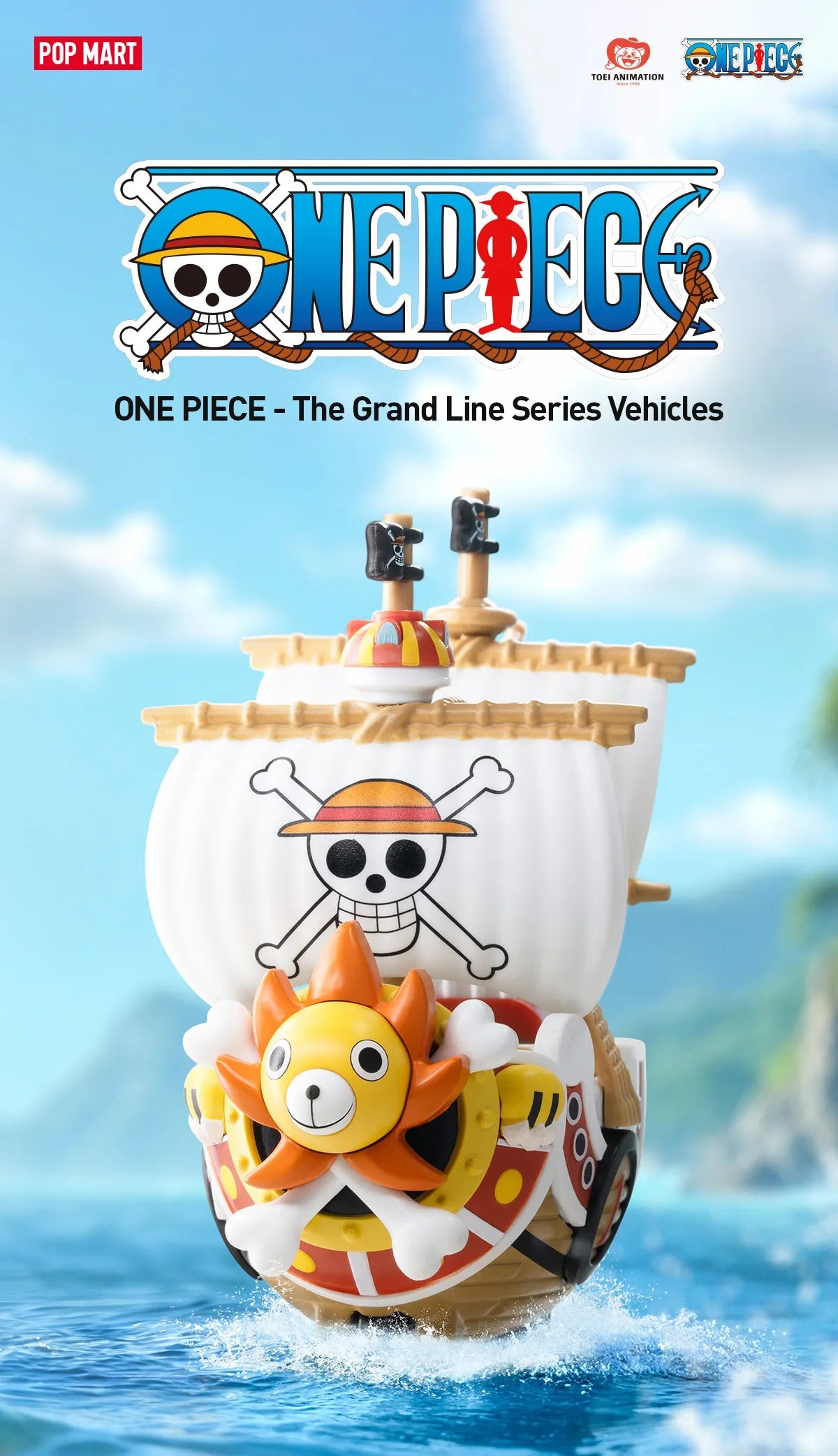 [Ready Stock] Official Popmart One Piece The Grand Line Series Vehicles