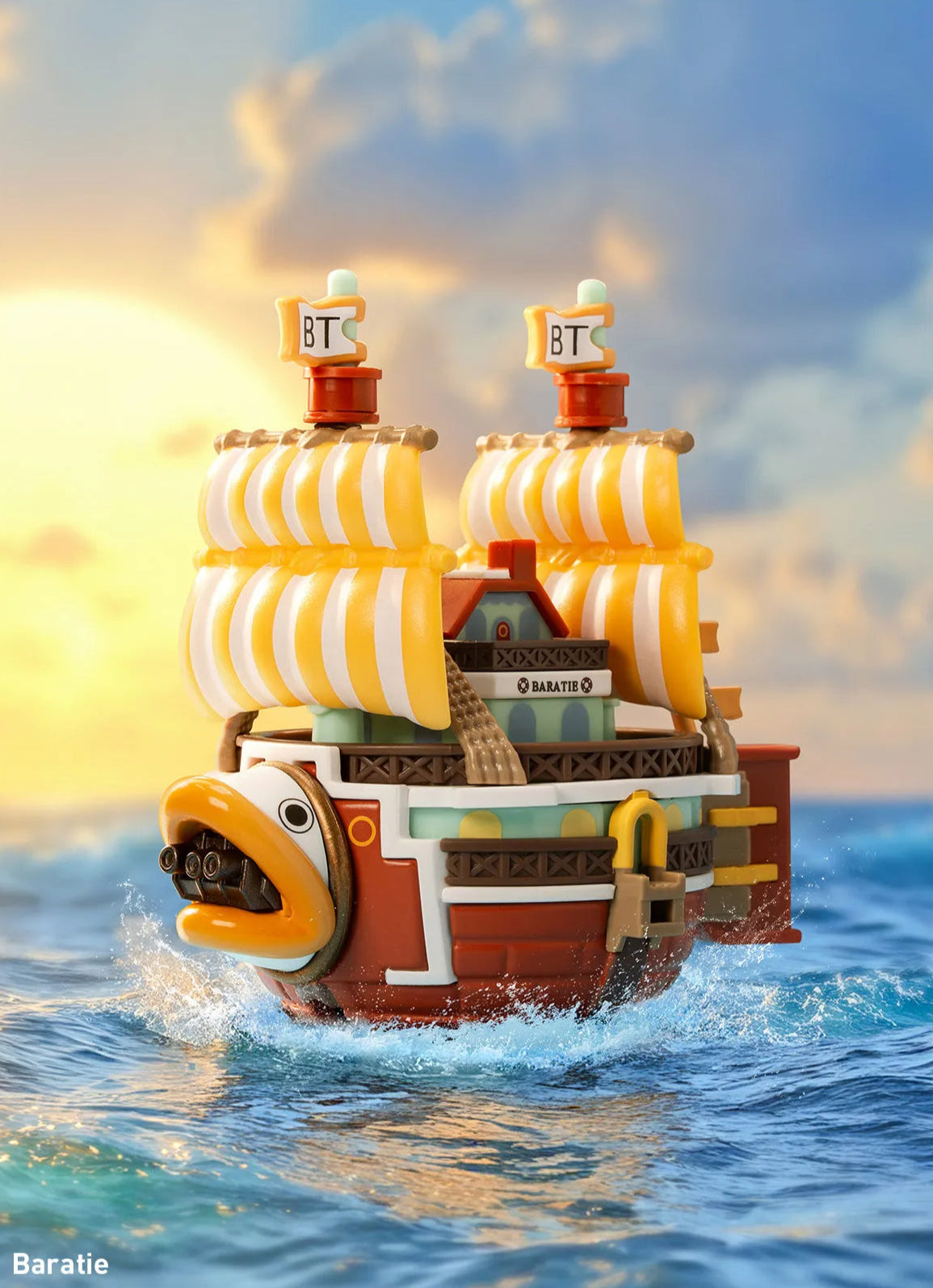 [Ready Stock] Official Popmart One Piece The Grand Line Series Vehicles
