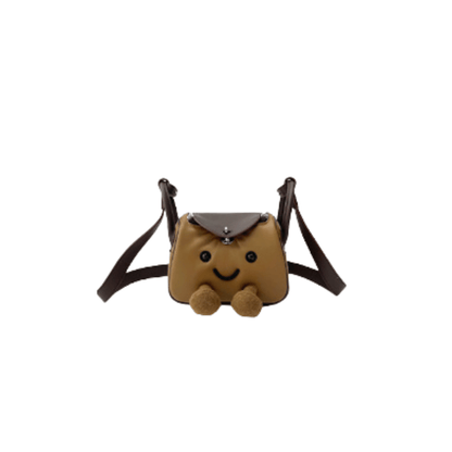 Caramel Taupe Fluff Cuddle Bag