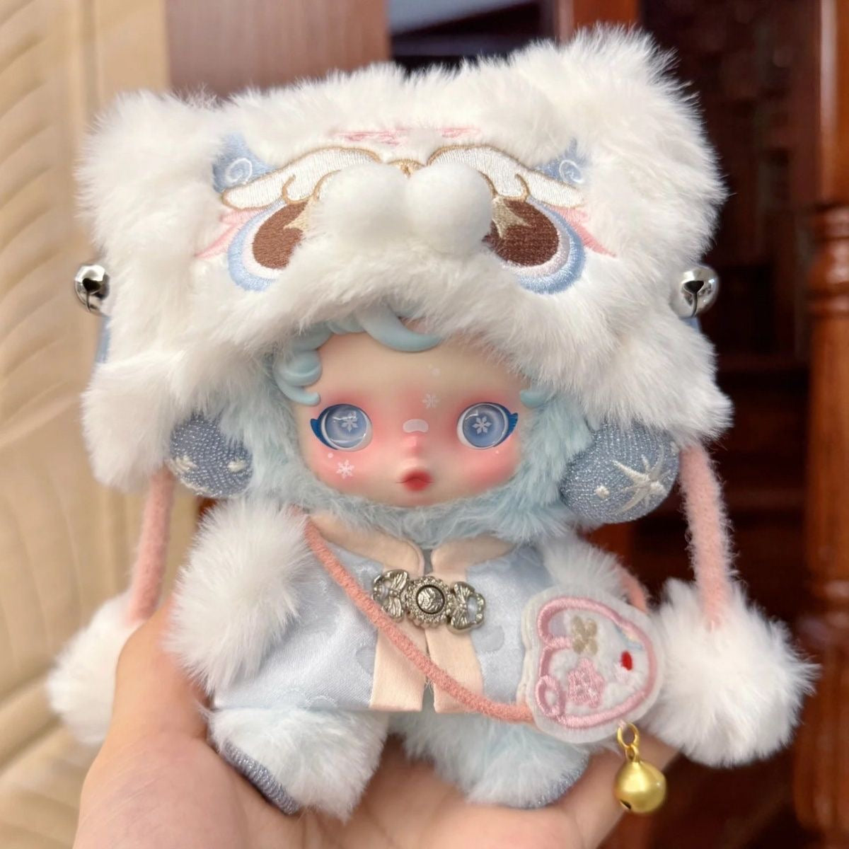 SP Lunar Lion Dance Winter Outfit Set | Fits Skull Panda Plush V1 V2 V3