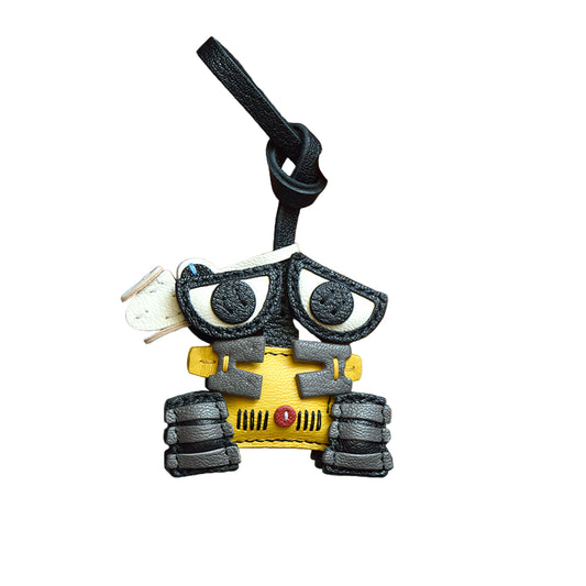 Mini Robot Handmade Leather Charm